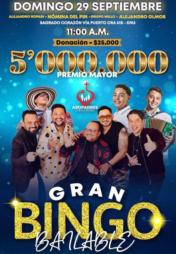 Bingo Bailable Corazonista