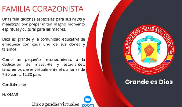 Familia Corazonista Colegio del Sagrado Corazon Sagradopuerto